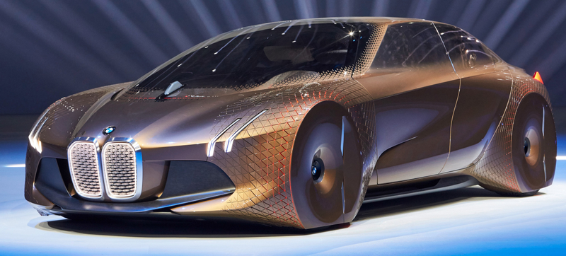Illustration for article titled BMW's Vision Next 100 Is A Wild Shapeshifter From The 22nd Century